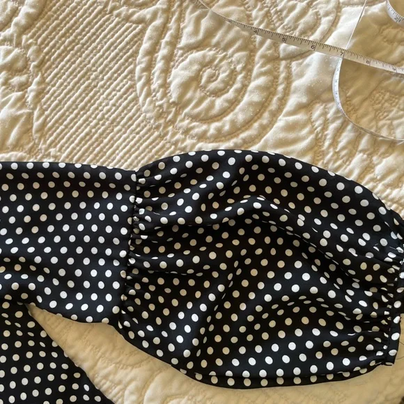 Kenar black white dots blouse - Picture 7 of 9